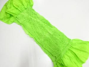 正絹　絞り　帯揚げ